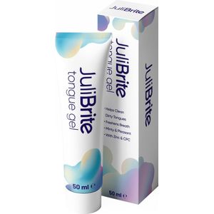 JuliBrite Tong Gel (50 ML) Tongreinigende Gel - Verfrist de adem - Schone Tong