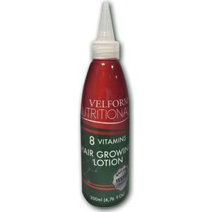 Velform Nutritionals - Met BAICAPIL™ - Anti-Haaruitval Behandeling - Stimuleert Haargroei - Verhoogt Haardichtheid - Biotine - 100% Natuurlijke Ingrediënten - 200 ml