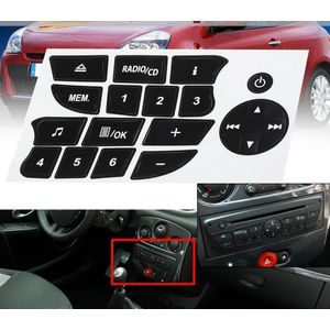 Passend Voor Renault Twingo Clio Megane Autoradio Cd Radio Paneel Interieur beschadigde knoppen reparatie vervanging beschadigd Auto