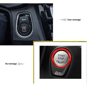 Bmw Start Stop Knop Styling Ring Rood Decoratie Geschikt voor Bmw F20 F20 F32 X1 F48 F45 M3 M4 Look 120 320 328 335