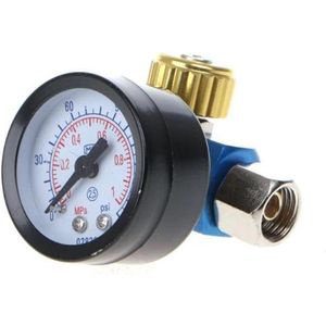 Spuitpistool Air Regulator 1/4 BSP HVLP Tool Manometer Membraan Controle