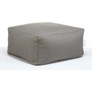 Laui lounge Basic - Vierkante Poef - Outdoor - Stone Grey, Grijs - 68 x 68 x 34 cm