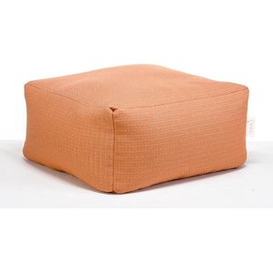 Laui lounge Colour - Vierkante Poef - Outdoor - Light Orange, Oranje - 68 x 68 x 34 cm