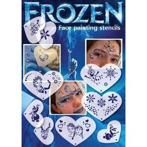 Joli | Stencil Sjablonen set Frozen | vijf sjablonen van 8x5 cm en vier sjablonen van 11,6x8 cm