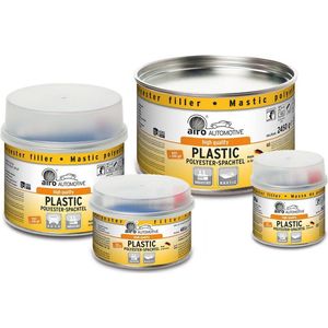 Airo Plastic plamuur 2.5 kg + Tube harder / Mastic polyester