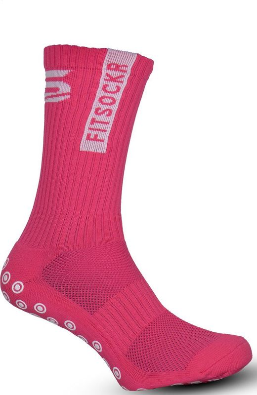 FitSockr - Gripsokken - Roze - Voetbal