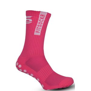 FitSockr Gripsokken Voetbal - Roze - Speciale Grip - Draagcomfort