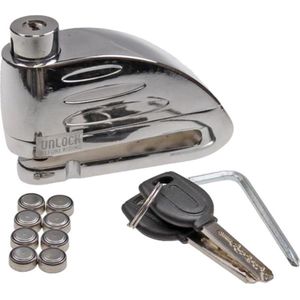 Schijfremslot MKX + Alarm Piaggio / Vespa / Universeel