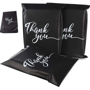Bolke® - Verzendzakken - verzendzakken voor kleding - verzendzakken webshop - verzendzakken kleding - verzendzakken ""Thank You"" - verzendzakken 300 x 400 mm - 50 stuks