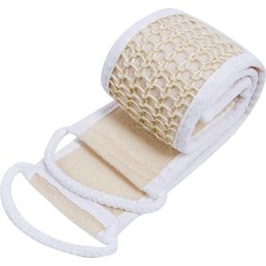 Rugscrubber douche spons - Massage borstel - Badborstel - rugborstel - Sisal - Scrub - Rug scrubber