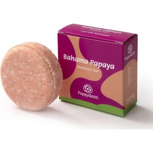 POPPYBARS SHAMPOO BAR BAHAMA PAPAYA | Shampoobar 60gr voor Normaal tot Droog Haar