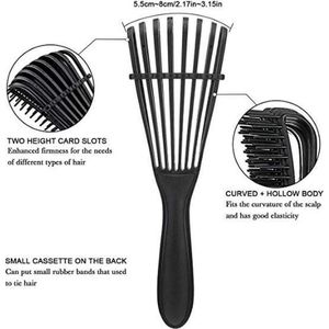 Antiklit Haarborstel | Detangling Brush | Hairbrush | Krullend Haar Verzorging | Stylingborstel | Magic Detangler Brush | CLG Diensten