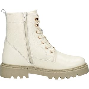 SUB55 Dames veterschoenen Veterschoenen Hoog - gebroken wit