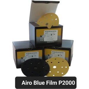 Airo Blue film  Schuurpapier korrel P2000  100 STUK