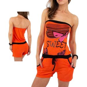 Metrofive playsuit SWEET oranje L/40