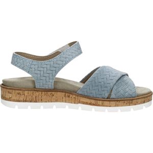 SUB55 Mia 01 Sandalen Plat - licht blauw - Maat 39