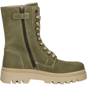 Sub55 - Veterschoen Hoog - Groen - Casual Schoenen