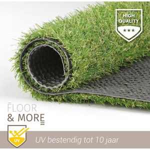 Kunstgras - Diamond 17mm - 100x400 cm - Kwaliteitsgras voor binnen en buiten - Grastapijt - Artificieel Gras