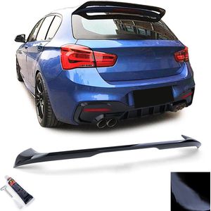 Bmw F20 F21 LCI Vanaf 2015 Dakspoiler Extention Lip Styling Dak Spoiler Hoogglans Zwart