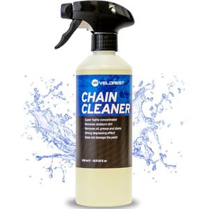 Velorest Chain Cleaner - 500ml - Fietsketting Reiniger Set - Kettingreiniger Fiets - Chain Cleaner - Kettingreiniger Vloeistof - Ketting Ontvetter - Langdurige Bescherming