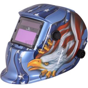 Lashelm - Veiligheidshelm - Lasgereedschap - Laskap - Automatische Filter - Lashelm Automatisch - Dimmende Licht Filter - Veiligheid - Zwart/Rood