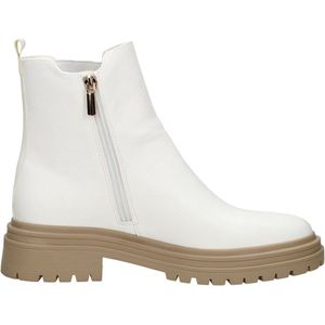 SUB55 Enkellaarsjes Plat Enkellaarsjes Plat - gebroken wit