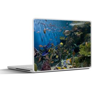 Laptop sticker - 11.6 inch - Levendige onderwaterwereld - 30x21cm - Laptopstickers - Laptop skin - Cover