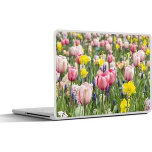 Laptop sticker - 13.3 inch - Tulp tuin