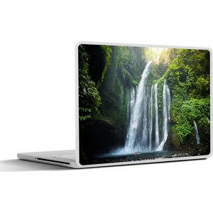 Laptop sticker - 10.1 inch - Lombok waterval - 25x18cm - Laptopstickers - Laptop skin - Cover