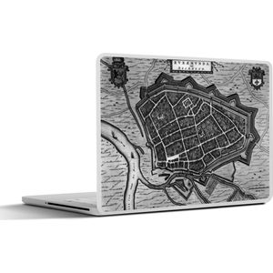 Laptop sticker - 15.6 inch - Stadskaart - Roermond - Historisch - 36x27,5cm - Laptopstickers - Laptop skin - Cover