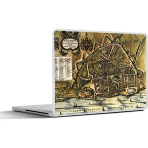 Laptop sticker - 11.6 inch - Kaart - Nijmegen - Historisch - 30x21cm - Laptopstickers - Laptop skin - Cover