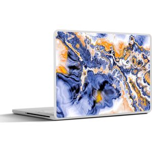 Laptop sticker - 17.3 inch - Kunst - Vormen - Psychedelisch - 40x30cm - Laptopstickers - Laptop skin - Cover