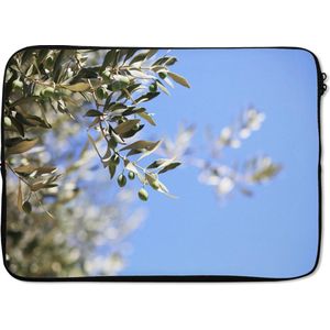 Laptophoes 14 inch 36x26 cm - Takken - Macbook & Laptop sleeve Takken van de olijfboom in Frankrijk - Laptop hoes met foto