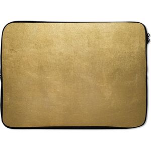 Laptophoes 14 inch - Gouden achtergrond - Laptop sleeve - Binnenmaat 34x23,5 cm