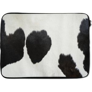 Laptophoes - Dierenprint - Koeien - Vacht - Patroon - Laptop sleeve - 14 inch