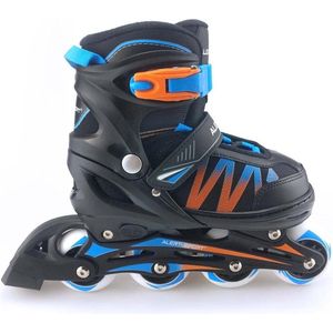 Alert Inline Skates Maat 39-42 Blauw/Oranje/Zwart - Speelgoed - Sport en Spel