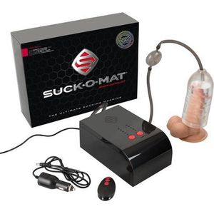 Suck-O-Mat – Zeer Complete Automatische Masturbator Afzuig Systeem voor Realistisch en Intense Ervaring – 15.7 cm – Zwart