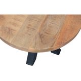 Mangohouten Eettafel Madison Rond 130 cm Mahom - Industrieel - Mangohout Online