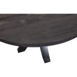 Mangohouten Eettafel Madison Black Rond Ø 140 Mahom - Industrieel - Mangohout Online