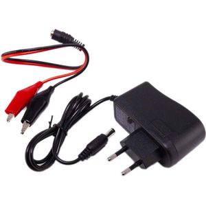 Universele 6V oplader - druppelader - acculader 5.5 x 2.1mm voor elektrische kinderauto - kindermotor - kinderquad - kindertractor - accuvoertuig