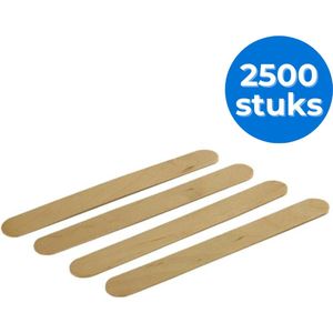 Houten tongspatels 2500 stuks 25 x 100 stuks Klinion