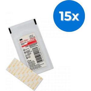 Steristrip 6 x 75mm (Rood) - 15 stuks 15 stuks 3M