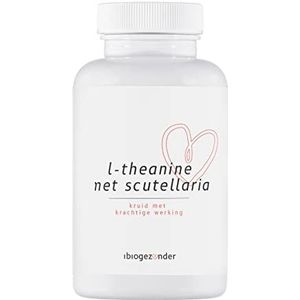 L-theanine met Scutellaria - Concentratievermogen en geheugen - Vegan - 60 vcaps