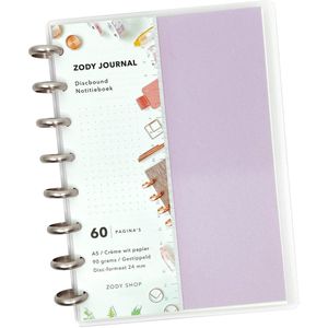 Zody Shop Modulaire Notitieboeken - Paars - Bullet Journal A5 - Ontwerp je eigen Agenda - Planner