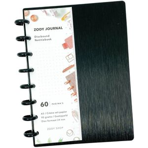 Zody Shop Modulaire Notitieboeken - Zwart - Bullet Journal A5 - Ontwerp je eigen Agenda - Planner
