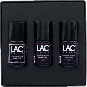 LAC Nails® Gellak 3-delige set - Purple Rose Edition - Gel nagellak 3 x 15ml