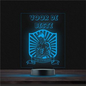 Led Lamp Met Gravering - RGB 7 Kleuren - Voor De Beste Bodybuilder