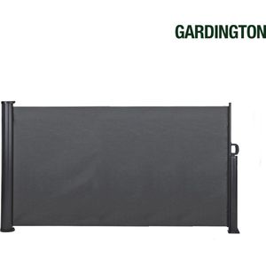 Gardington Windscherm Uittrekbaar – Weerbestendig – Zonnescherm met UV Bescherming – Tuin Meubelen – Camping Artikelen – Zomer – Ruimtebesparend en Makkelijk te Installeren - Antraciet – 160 X 300 cm