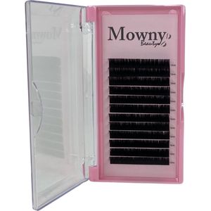 One by one wimperextensions  - D-krul - 0,20mm - 13mm - Mowny Beauty
