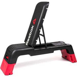 Reebok Studio Fitness deck - 121 x 33 x 20 -35.5 cm - Zwart/Rood